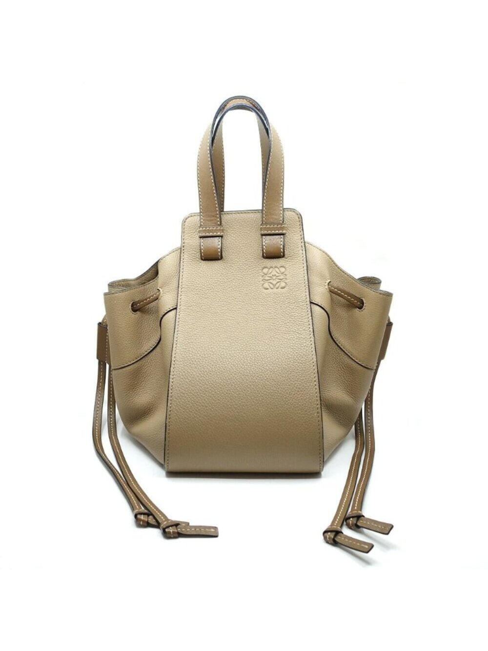 Loewe Hammock Small Greige Two-tone Handbag